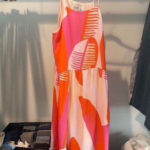 Crosby by Mollie Burch Pink and Orange Dress